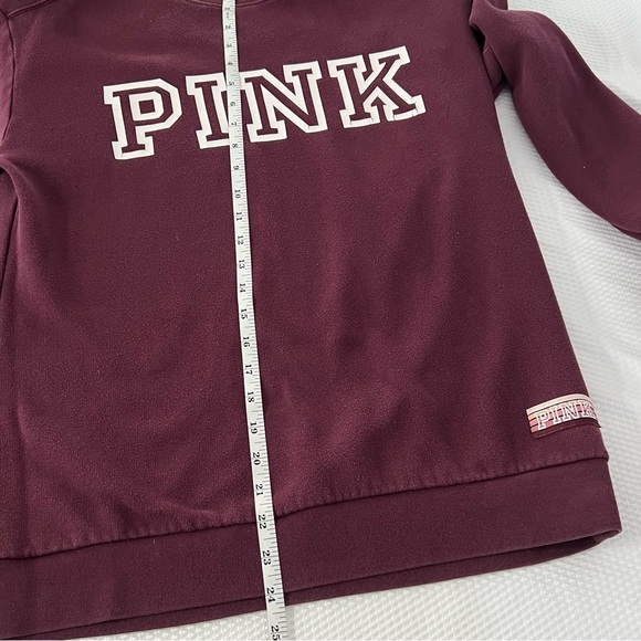 Victoria Secret PINK burgundy crewneck size XS - Picture 13 of 13
